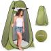 Pop Up Privacy Tent Instant Portable Outdoor Shower Tent, Camp Toilet, Changing Room, Rain Shelter with Window for Camping and Beach Easy Set Up, Foldable with Carry Bag Lightweight and Sturdy