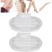 Verdant Touch Body Massage Brush Set | Portable Meridian Massage for Neck & Back Relief | 2-Piece Travel Massage Brush - Buy Online on GoSupps.com