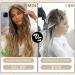 Clip-In Hair Extensions - Brown Synthetic Double Weft 50cm 200g Ombre Goldblond - Affordable Full Head 4-Pcs for Women - Buy Online on GoSupps.com