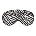 Black and White Zebra Sleep Mask for Women Adjustable Sleeping Eye Shades Cover with Elastic Strap