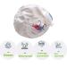Reusable Baby Swimming Trousers | Adorable Girls Swimming Diaper 0-4 Years - Small Gray Flowers | XL Size for Toddlers - Buy Online on GoSupps.com