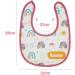 Vicloon Baby Bandana Dribble Bibs 7pcs - Teething Bibs for Boys and Girls | Soft & Absorbent Infant Bibs | Unisex Pink-white - Buy Online on GoSupps.com