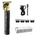 Hair Clippers - Cordless Precision T d Trimmer Stainless Steel Electric Hair Trimmers Beard Trimmer Men Cordless Hair Trimmer Professional Hair Clippers for Men Grooming Kit Beard Trimmer Black