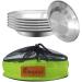 Bisgear 6pcs Family Dining Set - Includes Plates, Bowls, Knife, Fork, Spoon Flatware - Buy Online on GoSupps.com
