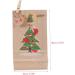 HOOTNEE 1 Set 24 Xmas Treat Bags DIY Advent Calendar Kits Christmas Bags Rope As Shown 18.00X9.00X1.00CM - Buy Online on GoSupps.com