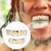 Shiny Syrisora False Teeth - Hip-Hop Accessories for Halloween & Parties | Real Gold Gloss Finish - Buy Online on GoSupps.com