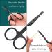 Nose Hair Scissors - Rounded Safety Trimmer for Facial, Ear, Eyebrow, and Beards - Professional Stainless Steel Grooming Tool Kit for Men and Women - Buy Online on GoSupps.com