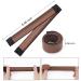 3-Piece French Hair Bun Maker Style Hair Bun with Easy Snap Roll - Brown Coffee - Buy Online on GoSupps.com