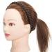 Chunky Dark Brown Braided Headband for Girls and Women | Elastic Stretch Hairpiece (Pack of 1) - Buy Online on GoSupps.com