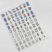 Fashion Cute Nail Tips Self-Adhesive Nail Stickers Mahjong Decals Manicure Accessories Nail Art Decorations(A) - Buy Online on GoSupps.com