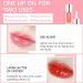 Plumping Lip Oil Hydrating Gloss Tinted Balm Transparent Lip Care - Pink Raspberry Glitter Shine, Long Lasting Moisture, Nourishing Formula - Non-Sticky with Big Brush Head - Buy Online on GoSupps.com