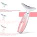 Foreverlily Red Light Therapy Face Massager & Neck Lift Device - Anti-Aging LED Photon Skin Tightening Machine (3 LED Pink) - Buy Online on GoSupps.com