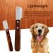 Yuip Dog Stripping Knife - Professional Ergonomic Tools for Dog Grooming | Wooden Handle & Trimmetters for Perfect Coat Care - Buy Online on GoSupps.com