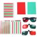 Red Green Amblyopia Glasses for Color Blindness | Protanopia & Anerythrochloropsia Reading Aid | International Shipping - Buy Online on GoSupps.com