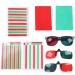 Red-green glasses protanopia anerythrochloropic reader red-green amblyopia glasses solves monocular inhibition amblyopia correct color blind training glasses