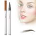 Magic Eyebrow Pencil with 4 Fork Tip Microblading Brow Pencil for Natural Makeup Long-Lasting All Day Fine Stroke 3D Waterproof Brow Pen to Accurate Depiction for Makeup Beginners(Light Brown)