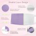 Organic Castor Oil Pack Compress for Liver Detox - Reusable Cotton Wrap with Adjustable Belt - Sleep Aid - Purple Violet - Buy Online on GoSupps.com