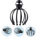 Fomiyes Portable Head & Hand Massage Device | Manual Scalp & Back Scratch Tool with Steel Ball - 18x14.5cm Black - Buy Online on GoSupps.com
