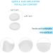 SOLES Silicone Bunion Corrector - Soft Toe Separator for Foot Pain Relief - Unisex Design - M / 38-41 White - Buy Online on GoSupps.com