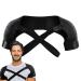 Double Shoulder Brace - Adjustable Shoulder Support & Compression Sleeve for Sports | Breathable Protective Gear for Adults XL - Buy Online on GoSupps.com