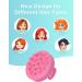 Heeta Scalp Massage Brush for Wet & Dry Hair - Gentle Head Massager & Shampoo Brush with Soft Silicone Head - Pink 01 - Buy Online on GoSupps.com