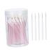 MAGICLULU 100pcs Lip Brush Beauty Tools Wand Tubes for Lip Gloss Silicone Lip Scrubber Lip Gloss Lip Tester Wands Liquid Lip Lip Gloss Lip Liner Brush Pink Crystal Handle Lips