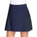 Girls High Waisted Tennis Skirt Navy Blue 4-5T | Elastic Performance Skort with Shorts | Kids Athletic Wear - Buy Online on GoSupps.com