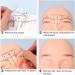Healvian 10pcs Tools Drawing Eyebrow Ruler Measuring Eyebrow Ruler Positioning Ruler Sticker Tearable - Buy Online on GoSupps.com