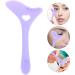 FOMIYES Applicateur De Bouclier De Mascara Bouclier De Cils En Silicone Pochoirs D'eyeliner Applicateur De Maquillage Pour Les Yeux Outils D'assistant De Maquillage Violet - Buy Online on GoSupps.com