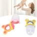 2Pcs Soft Silicone Food Feeder Pacifier - Cute & Safe Teething Supplies for Babies - Buy Online on GoSupps.com