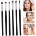 Baluue 6pcs Flat Eyebrow Brush Eyeliner Brush Eye Makeup Brush Eyebrow Makeup Brush Black Artificial Fiber - Buy Online on GoSupps.com