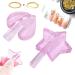 yeeplant Mini Nail Metal Bending Embossed Mold Tool Set Acrylic Diy Portable Nail Art Equipment Hollow Frame Tool 2 Pink - Buy Online on GoSupps.com