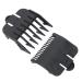 Guide Combs for Hair Clippers Complete Control of AccessoriesCutting Guides for Barbershop Length Guards (Black)