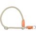 Leisegr n Adjustable Paracord Dog Collar - Nylon Devon Model in Sand Beige | Size L - Durable & Stylish - Buy Online on GoSupps.com