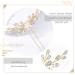 Iyou Silver Bride Hairpins - Pearl Flower & Rhinestone Wedding Hair Accessories for Women & Girls (2pcs) - Buy Online on GoSupps.com
