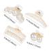 Mehayi 4 PCS Large Pearl Hair Claw Clips | Hair Barrette Clamps for Women & Girls | Fashion Accessories for Party & Wedding - Buy Online on GoSupps.com