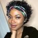 FENGDE 6 inch Pixie Cut Headband Wig Short Curly Headband Wigs for Black Women Human Hair 150% Density Natural Black Brazilian Virgin Human Hair Wigs, None Lace Front Wig Glueless Wig with Free Headbands 6 Inch Natural Black