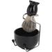 Hair Beard Brush Stand Bowl Set - Metal Holder for Shaving Brush | Dustproof & Clean Storage | Ideal for Home & Hotel Use - Buy Online on GoSupps.com