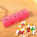 Buy Weekly Pill Organizer 7 Day - Moisture-Resistant Large Daily Cases for Pills Vitamins Fish Oil & Supplements - Rainbow Colors international shipping available - Buy Online on GoSupps.com