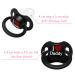 LittleForBig Large Shield Printed Pacifier II - I Love Daddy Black - Adult Size - International Shipping Available - Buy Online on GoSupps.com