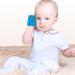2-Pack Baby Biting Toys - Soft Silicone Robot Phone Design Teething Aids for 0-3 Years | Ideal Dental Gift for Newborns & Toddlers - Buy Online on GoSupps.com