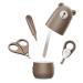Baby Nail Clippers Set for Newborn Infant Nail kit for New Parents Gift Bear Coffee