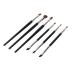 Zetiling 6Pcs Brush Nose Shadow Brush Kit | Skin-Friendly Fiber Bristles for Perfect Makeup | Double End Design | Soft Touch & Lightweight - Buy Online on GoSupps.com