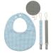 GLASSNOBLE Pacifier Chain Baby Bib Chain Clips Set Double Sided Apron Nipple Holder Dp030-6#