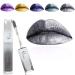 Kilshye Glitter Lipstick Matte Liquid Lipsticks Metallic Lip Glaze High Pigment Lipgloss Long Lasting Waterproof Lip Makeup for Women and Girls Pack of 1 (C- Silver 18) C- Black 18