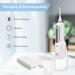Portable Cordless Water Flosser - 270ML IPX7 Waterproof, 5 Cleaning Modes, 5 Jet Tips - for Home, Travel, Office - White - Buy Online on GoSupps.com