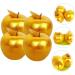 HOMSFOU 20 Pcs Simulated Fake Apples Simulation Apples Artificial Apples Wedding Party Decoration Apples Model Fruit Wedding Decor Decorative Model Ax Christmas Foam Goldenx5pcs 8X8X7CMx5pcs - Buy Online on GoSupps.com