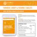 VYTALIVING Turmeric Tablets with Honey & Vitamin C - Joint & Immune Health Supplement - 60 Tablets - Buy Online on GoSupps.com