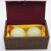 Unbit baoding ball stressball ball stretcher magnetic light baoding balls health crystal stress exercise balls for stress relief movement and hand therapy (color: c size: 50mm) 50mm C