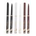 Beavorty Eyebrow Pencil Filler 6pcs beard filler pen liquid eyebrow pen eye liner pen eyeliner pencil to rotate hair pen matte